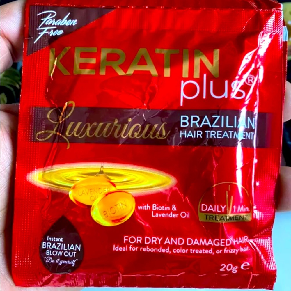 Keratin plus Luxurious Brazilian Hair Treatment (12 packs for $13)
